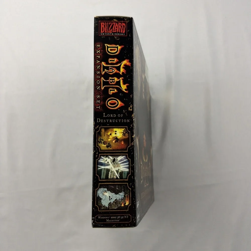 Diablo II 2 Lord of Destruction Expansion Set Big Box Complete + Strategy Guide
